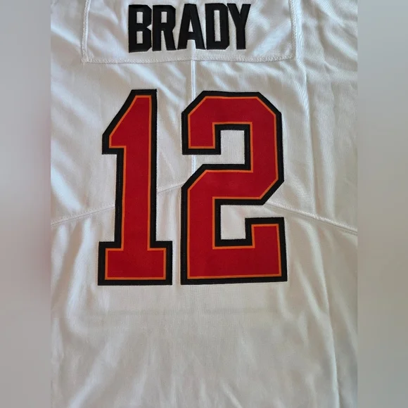 NWT Tom Brady NFL Tampa Bay Buccaneers Superbowl Champship Jersey SZ Medium - Picture 7 of 10